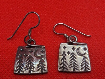 Handwerkliche Handarbeit Sterling Silber 925 Ohrringe von P.M. Designs