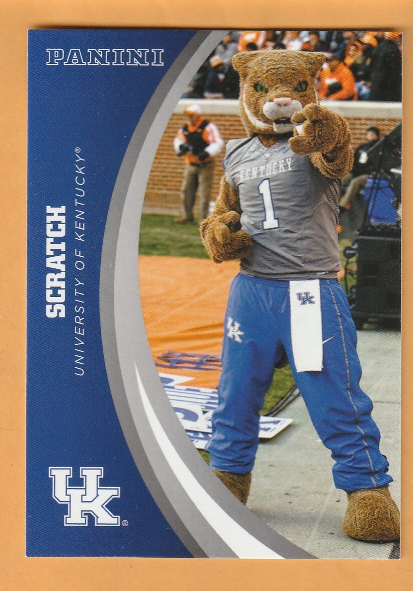 Scratch Kentucky Wildcats Mascot 2016 Panini #1