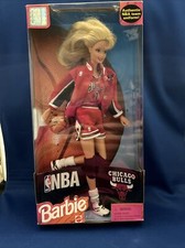 Vintage Barbie Doll Mattel NBA Basketball Team Chicago Bulls 1998
