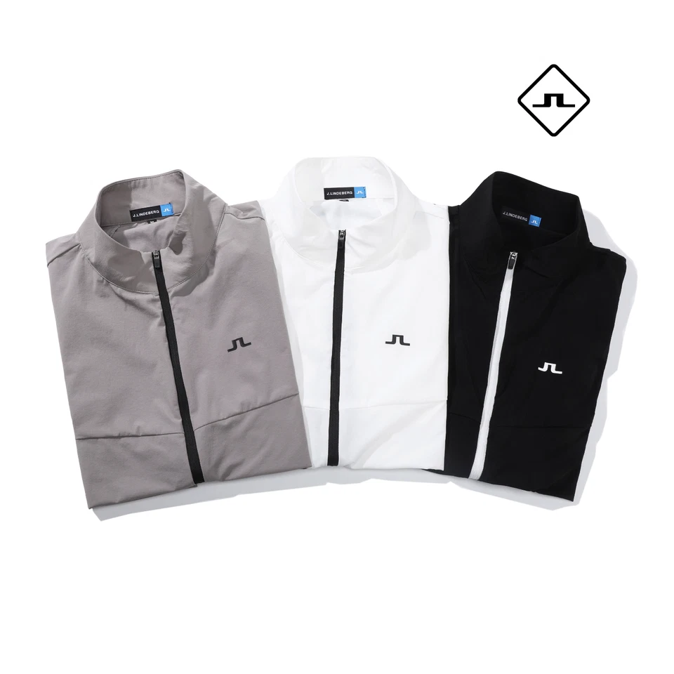 J. LINDEBERG Golf Men's Thin Vest Slim Comfort Tank Top Vest - Image 2 of 4