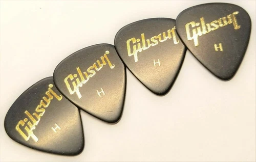Gibson Guitar picks Standard  Heavy (4 Picks)