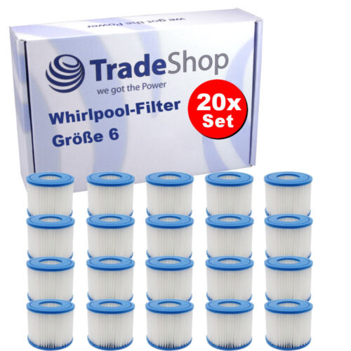 20x Ersatz-Filter für Bestway Lay-Z-Spa Whirlpools / Typ VI, 10,6 x 8,0cm - Bild 1 von 6