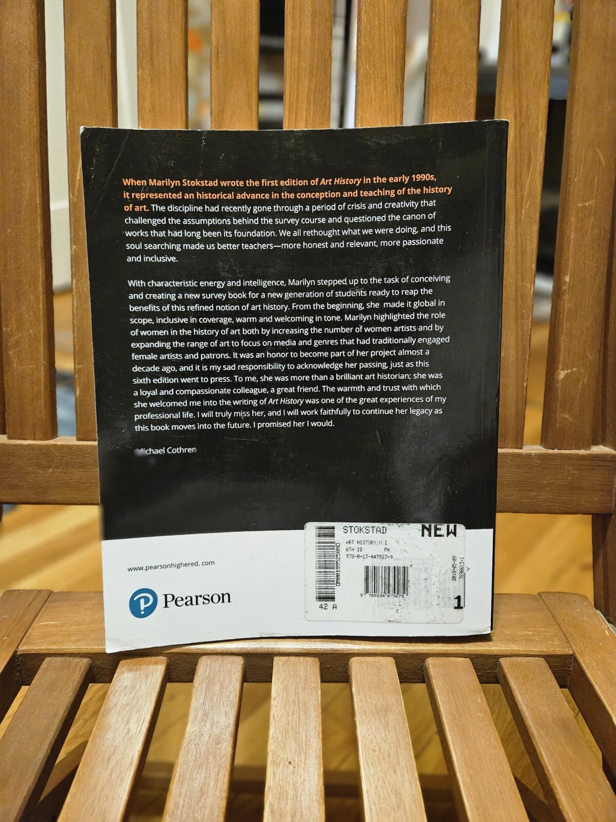 Art+History+Vol+1+by+Michael+W.+Cothren+and+Marilyn+Stokstad+2820172C