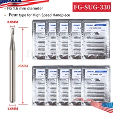 Dental Carbide Burs Tungsten Steel Bur FG 330 Pear 25mm fit High Speed Handpiece