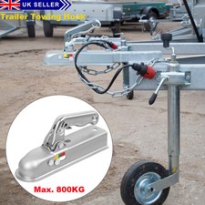 Heavy Duty 50mm Trailer Towing Hitch Coupling Tow Bar Ball Draw Pressed Steel UK