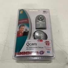 Cámara Logicool Qcam para portátiles de lujo con auriculares QV-500NSHS NUEVA EN CAJA