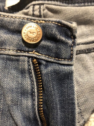 Hollister Women’s 0R High Rise Super Skinny Jeans Light Blue Wash Size W24 L28 - Picture 11 of 12