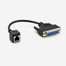 RJ45 to DB25 Female Serial Console Cable Adapter Extension Cable 30CM