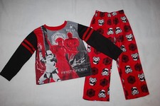 Boys L/S Pajamas Set STAR WARS FIRST ORDER Storm Trooper Praetorian Guard XS 4-5