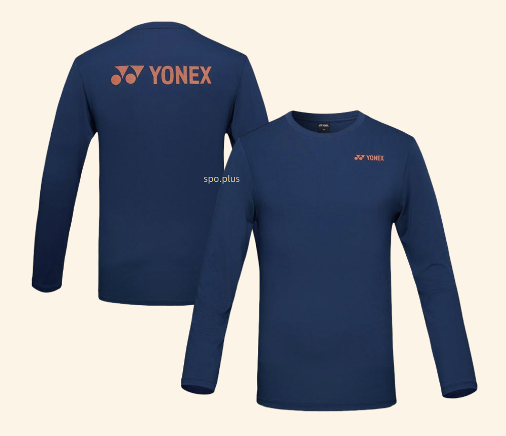 Мужская футболка для бадминтона YONEX 24FW спортивный повседневный топ турецкая синяя NWT 249TL003M 7890₽