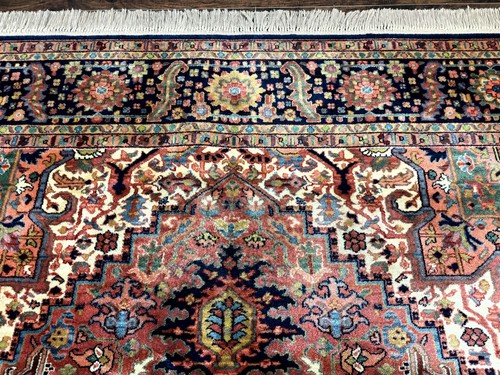 8.8 x 12 Karastan Heriz Rug #726 Vintage Wool Discontinued Carpet - Picture 3 of 12