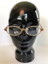 Vintage Jean Lafont Gamma 50 972 French Eyeglass Frame Ivory Tortious Designer
