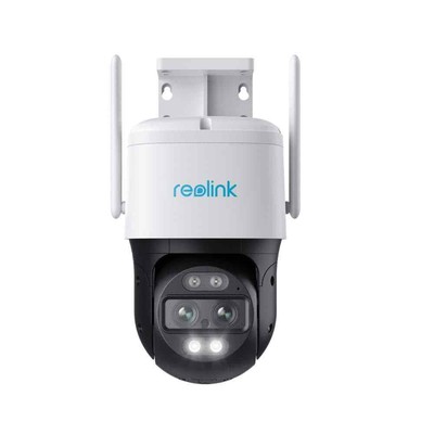 Trackmix Series Wireless Outdoor 4K 360 PTZ WiFi Home Security Camera with Dual