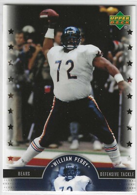 2005 Upper Deck NFL Legends #15 William The Refrigerator Perry Chicago Bears