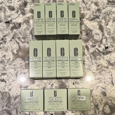 Clinique Moisture Surge & Smart Clinical Repair Hydrating Firming - Lot of 11 