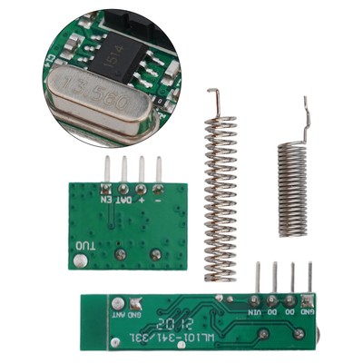 Integrated Circuit 433Mhz Superheterodyne RF Receiver Transmitter Module
