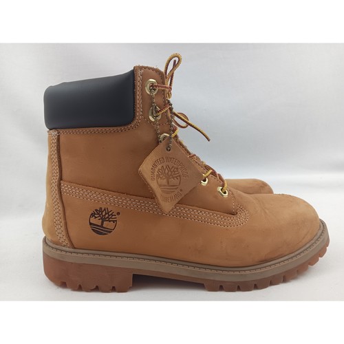 Timberland 12909 Niños 6 Pulgadas Premium Trigo Impermeable Cuero Botas Talla 5.5M - Imagen 9 de 14