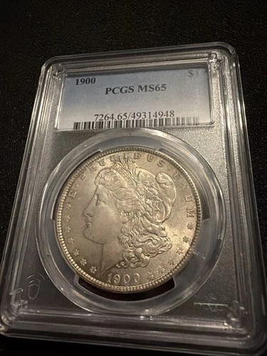 1900 MORGAN SILVER DOLLAR $1 PCGS MS65 * Brilliant Luster in High Grade