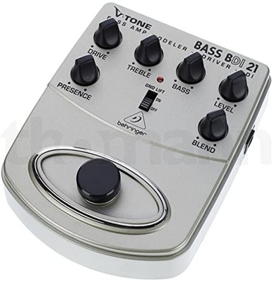 Behringer Bass Effektpedal Vorverstärker Direct Box V-TONE BASS DRIVER DI BDI...