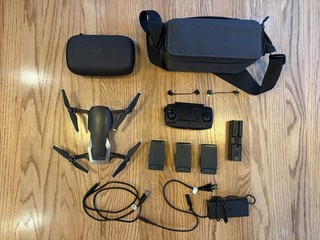 DJI Mavic Air Fly More Combo Foldable Pocket Portable Drone Onyx Black...