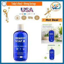 Shea Butter Body Wash Fragrance Free 12 oz Hydrating Gentle Gel for Men Women