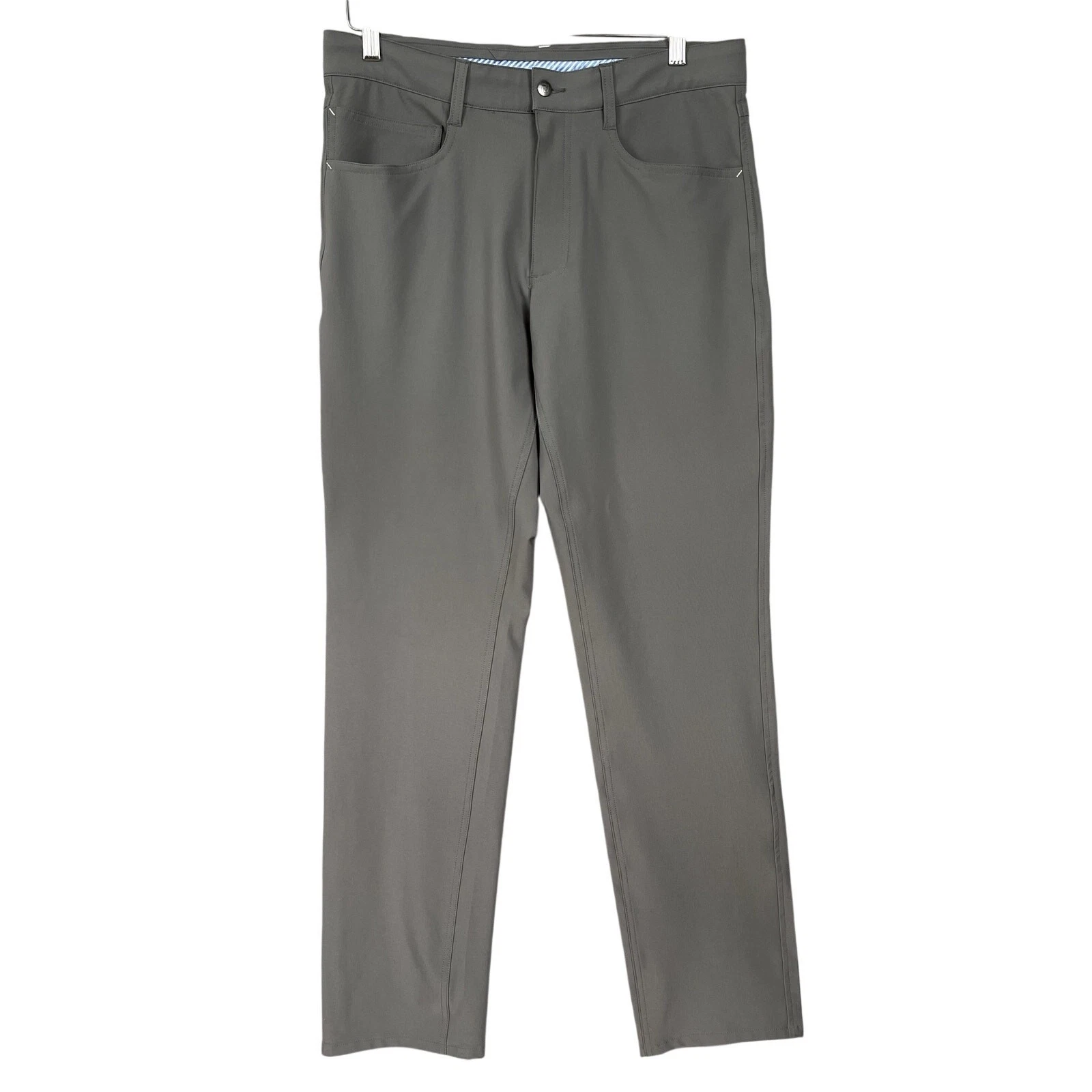 FootJoy Mens Golf Pants 32x34 Gray Athletic Fit Performance Stretch Comfort Flex