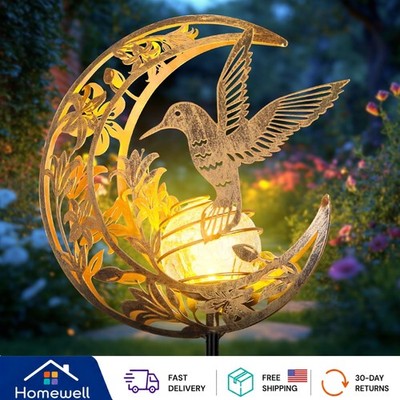 Magical Solar Hummingbird Lights for Gardens - Auto On/Off, Eco-Friendly Design