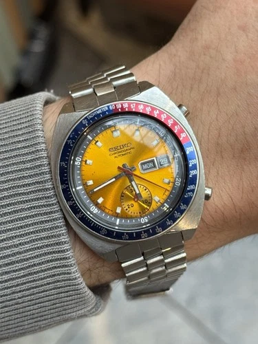 Vintage Seiko Aussie Pogue 6139-6002 Automatic Chrono December 1973