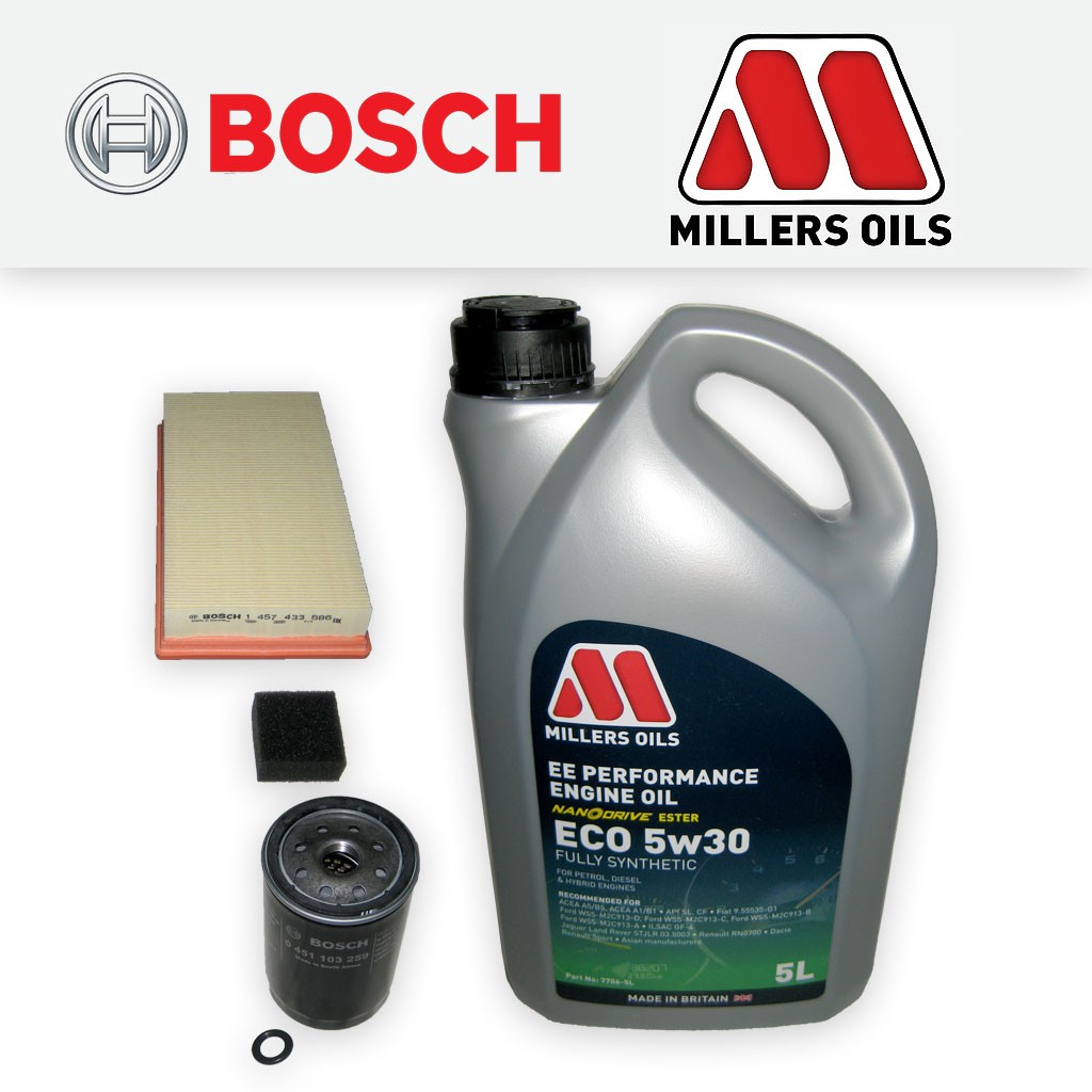SERVICE KIT for FORD FOCUS MK1 1.6 PETROL OIL AIR FILTERS +EE OIL (1998-2004)