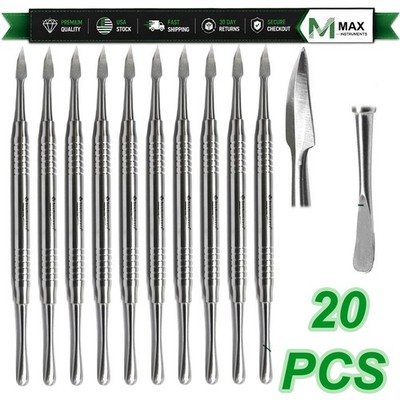 Dental RF Scaler Wax Carver Spatula Lab Mixing Modeling Tool