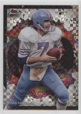 2024 Topps Finest Rare Checkerboard Refractor Dan Pastorini #218 11ng