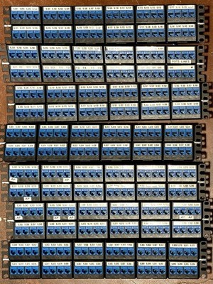 Panduit Mini-Com 48 Port Modular Patch Panel CJ688TGBU-24 TX6 Plus Giga Cat6