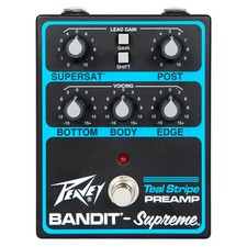 Peavey Bandit Supreme Teal Stripe Preamp Pedal