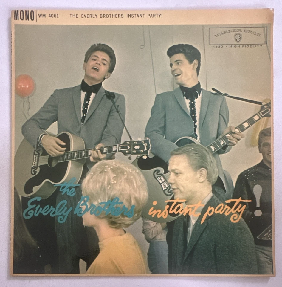 THE EVERLY BROTHERS ~ INSTANT PARTY ~ 1962 MONO  VINYL ALBUM VG+ / VG+ - Image 2 of 4