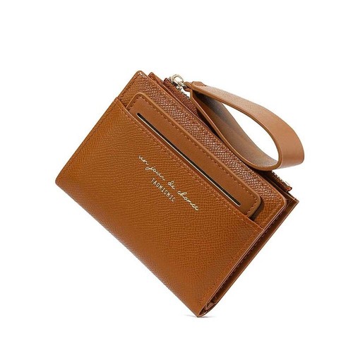 PVC Solid Color Card Bag Multiple Card Lady Short PU Purse Shopping - Picture 18 of 18
