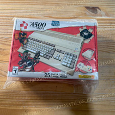 Amiga 500 The A500 Mini 25 Retro Games HDMI Console - Modern 2022 Edition image