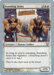 Standing Army #20/140 Unhinged MTG Common