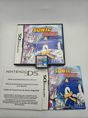 Sonic Rush (Nintendo DS, 2005) Sega CIB Tested and Working