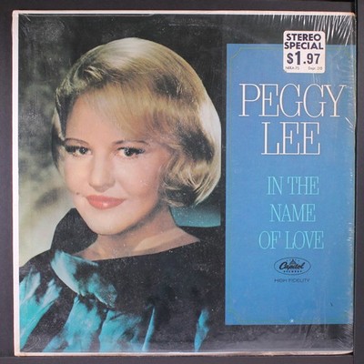 PEGGY LEE: in the name of love CAPITOL 12'' LP 33 RPM Sealed