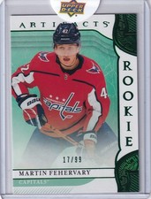 2019-20 UD Artifacts Rookie Emerald /99 MARTIN FEHERVARY  #RED210  Capitals
