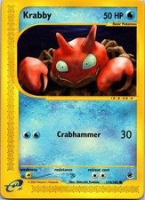 Krabby 115/165 Common Expedition Base Set Pokemon Lightly Played on eBay