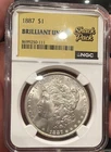 1887 Morgan Silver Dollar Choice Brilliantly Uncirculated Gem 💎