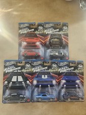 2026 Hot Wheels Silver Series Fast  Furious Dream Lineup Set of 5 - NEW