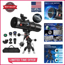 150EQ Newtonian Reflector Telescope: Perfect for Adults Astronomy Beginners