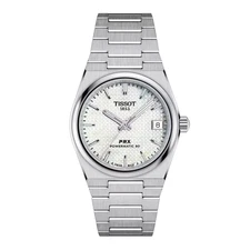 Tissot PRX Powermatic 80 White Mother of Pearl Unisex 35mm Watch T1372071111100