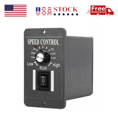 40A PWM DC Motor Speed Controller 12V 24V 36V 48V Variable Speed Switch Reverse