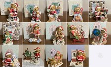 Enesco Cherished Teddies Limited Edition Santa Series Ranging from 1995 - 2015