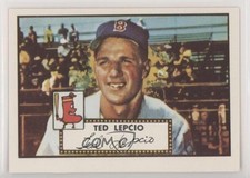 1983 Topps 1952 Reprint Series Ted Lepcio #335 1s3