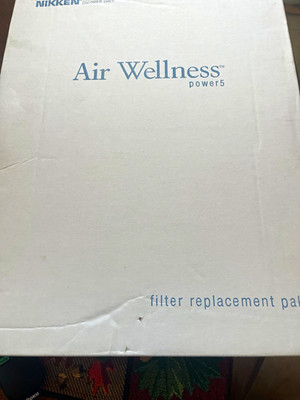 Nikken Air Wellness power5 Air Purifier Replacement Pad HEPA-Type Carbon MERV13