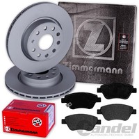 Zimmermann Bremsscheiben + BelÄGe Vorne Passend FüR Opel Mokka X Chevrolet Trax